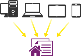 Desktop/Laptop/Tabelet/Smartphone 등 어느 환경에서 접속해도 반응형 웹 디자인 페이지로 연결